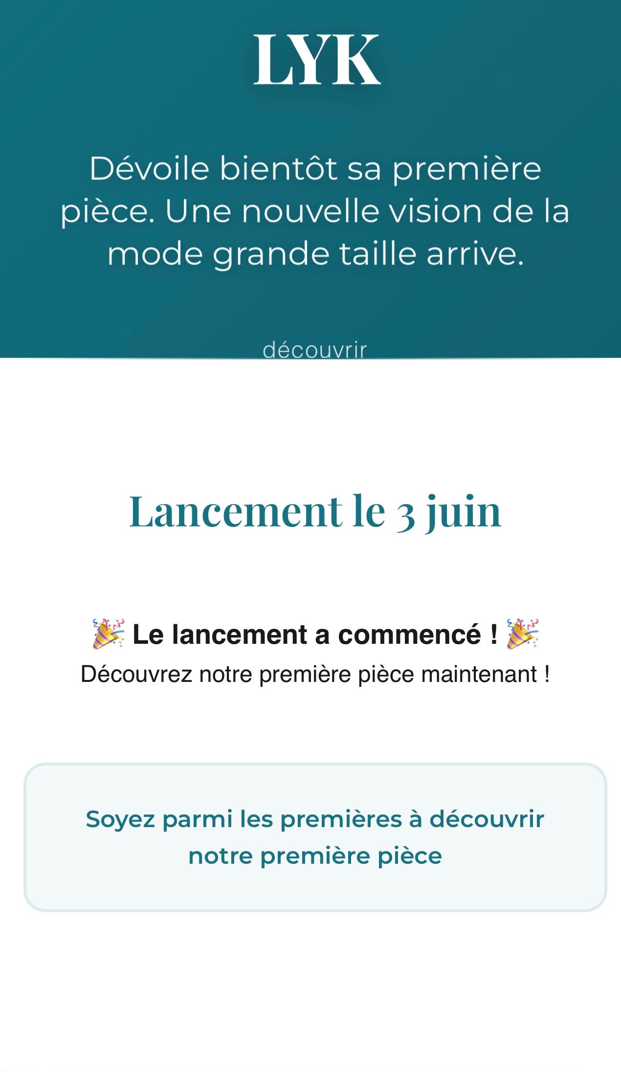 Love Your Kurves — vue mobile résultat